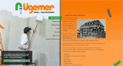 Desktop Screenshot of maler-ruegemer.de